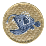 Midnight Angler Patrol Patch - embroidered 2 in round