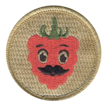 Distinguished Raspberry Patrol Patch - embroidered 2 in round