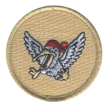 Pirate Pelicans Patrol Patch - embroidered 2 in round