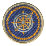Compass Spear Patrol Patch - embroidered 2 in round