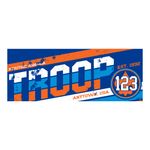 Scouts BSA Troop Vinyl Banner - Blue & Orange - FDL (28" Tall x 96" wide Banner with pole pocket)