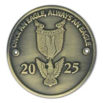 2025 Eagle Scout Medal Bronze Hiking Stick Medallion