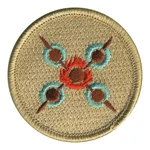 Flaming Kebabs Patrol Patch - embroidered 2 in round