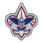 Scouting America Corporate Logo Letterman Jacket Chenille Patch -  9" Tall