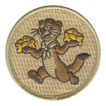 Cheese Weasel Patrol Patch - embroidered 2 in round