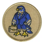 Business Hawk Patrol Patch - embroidered 2 in round