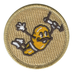 Flying Cheese Curd Patrol Patch - embroidered 2 in round