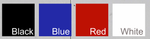 Available Trailer Graphic Color Swatches 
