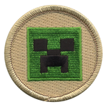 Pixel Cube< Monster Scout Patrol Patch - embroidered 2 inch round