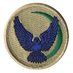Night Wings Scout Patrol Patch - embroidered 2 inch round