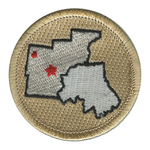 Border Scout Patrol Patch - embroidered 2 inch round