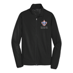 Active Soft Shell Jacket with Scouting America Logo - Black