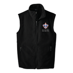 Fleece Vest with Scouting America logo - Black