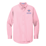 Long Sleeve Easy Care Shirt Men's with Scouting America logo - Light pink