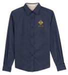 Ladies Long Sleeve Easy Care Shirt with Cub Scout Logo