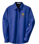 Ladies Long Sleeve Easy Care Shirt with Cub Scout Logo