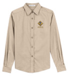 Ladies Long Sleeve Easy Care Shirt with Cub Scout Logo