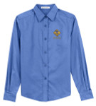 Ladies Long Sleeve Easy Care Shirt with Cub Scout Logo