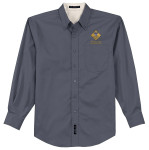 Long Sleeve Easy Care Shirt Men's with Cub Scout Logo