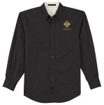 Long Sleeve Easy Care Shirt Men's with Cub Scout Logo