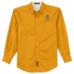 Long Sleeve Easy Care Shirt Men's with Cub Scout Logo