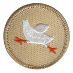 Headless Chicken Scout Patrol Patch - embroidered 2 inch round