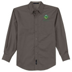 Long Sleeve Button Shirt with BSA Venturing Crew Logo