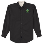 Long Sleeve Button Shirt with BSA Venturing Crew Logo