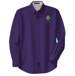 Long Sleeve Easy Care Shirt Men's with Scouting America Venturing Logo