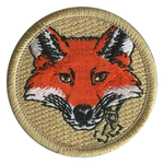 Wood Badge Fox with Beads Scout Patrol Patch - embroidered 2 inch round