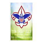 Scout Troop Neck Gaiter - Scouting America SP6859- Neck Gaiter View