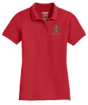 Cotton Pique Polo – Ladies with Vintage Scouting logo