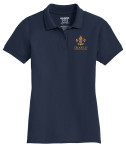 Cotton Pique Polo – Ladies with Vintage Scouting logo