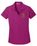 Grid Ladies Wicking Polo with Scouting America Logo
