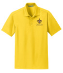 Grid Wicking Polo with Vintage Scouting logo