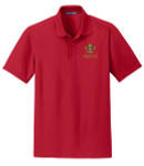 Grid Wicking Polo with Vintage Scouting logo