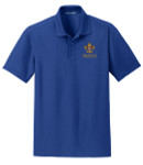 Grid Wicking Polo with Vintage Scouting logo