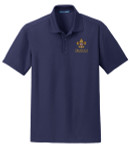 Grid Wicking Polo with Vintage Scouting logo