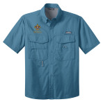 Short Sleeve Fishing Shirt with Vintage Scouting logo