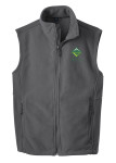 Fleece Vest with BSA Venturing Crew Logo - Iron Grey