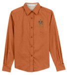 Ladies Long Sleeve Easy Care Shirt with Scouting Americal Logo