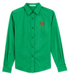 Ladies Long Sleeve Easy Care Shirt with Scouting Americal Logo