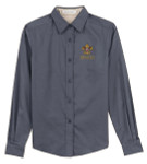 Ladies Long Sleeve Easy Care Shirt with Scouting Americal Logo