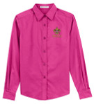 Ladies Long Sleeve Easy Care Shirt with Scouting Americal Logo