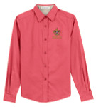 Scouts BSA Ladies Long Sleeve Shirt with BSA Universal Logo