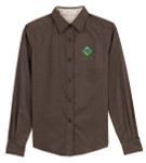 Womens Long Sleeve Shirt with BSA Venturing Crew Logo
