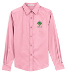 Ladies Long Sleeve Easy Care Shirt with Scouting America Venturing Logo