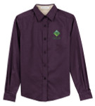 Ladies Long Sleeve Easy Care Shirt with Scouting America Venturing Logo