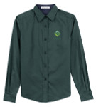 Womens Long Sleeve Shirt with BSA Venturing Crew Logo
