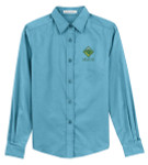 Ladies Long Sleeve Easy Care Shirt with Scouting America Venturing Logo